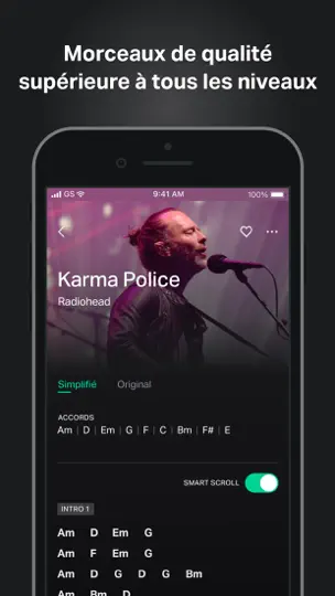 Capture d'écran de GuitarTuna: Accordeur, Accords sur iPhone 6