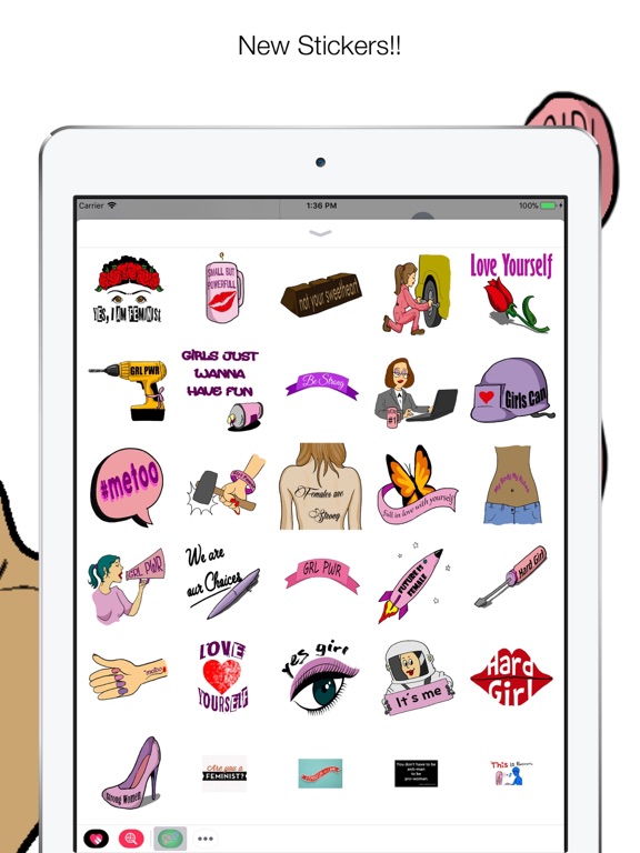 Screenshot #4 pour Feminism mojis