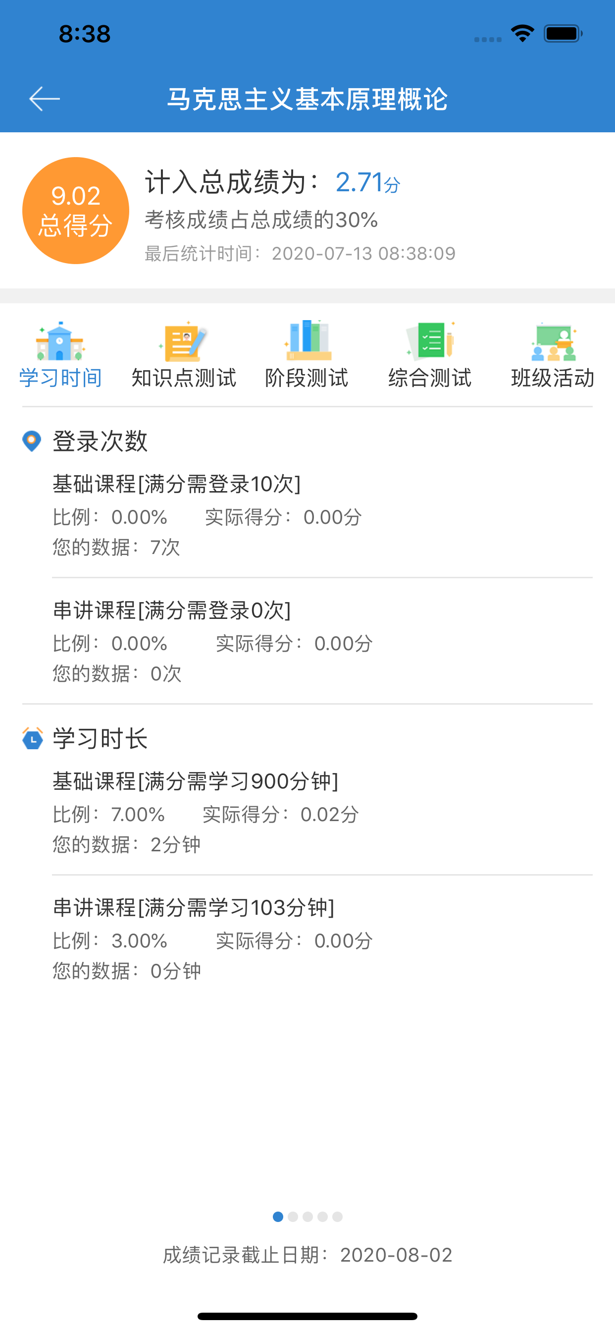 自考过程考核