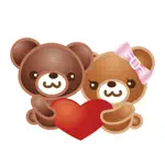 Teddybear illustration sticker App Cancel