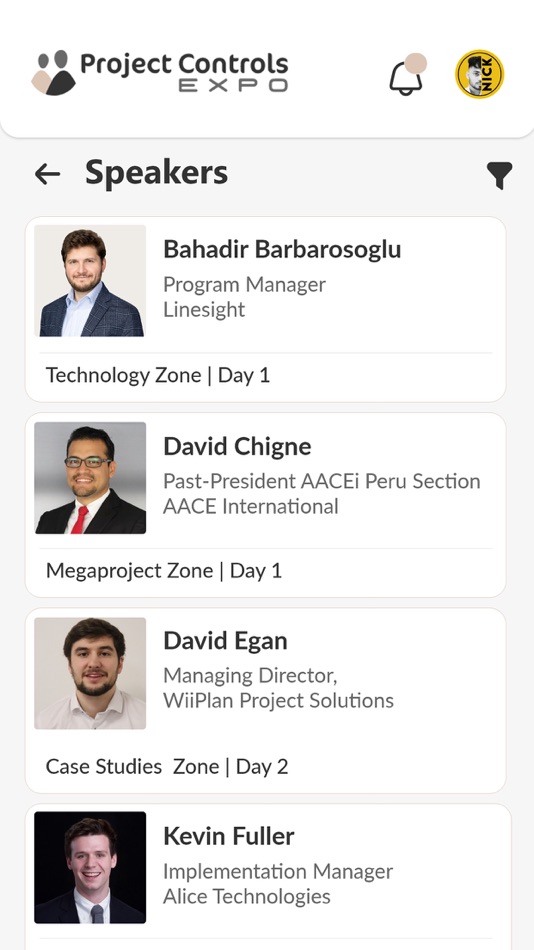 #1. Project Controls Expo Events (iOS) 由: Projcon Consultants Limited