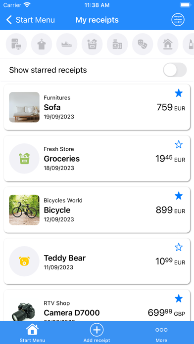 MrReceipt Screenshot 1 - AppWisp.com MrReceipt Screenshot 1 - AppWisp.com