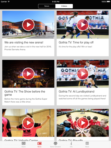 Gothia Innebandy Cup iPad screenshot 2 - Sports app