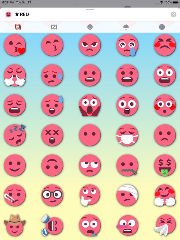 Screenshot #4 for RED Emoji • Stickers