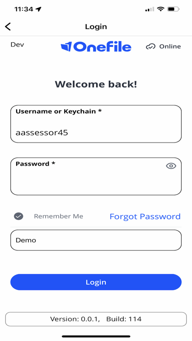 OneFile Eportfolio App Screenshot