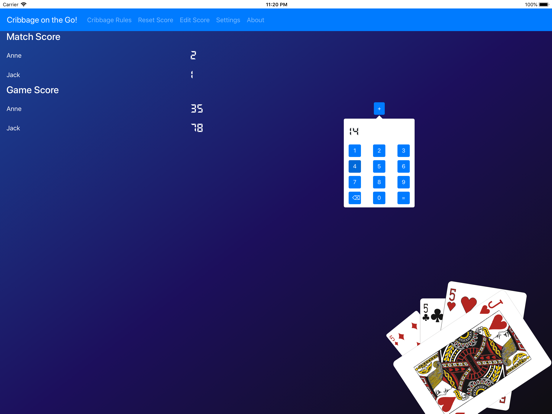 Screenshot #4 pour Cribbage on the Go!