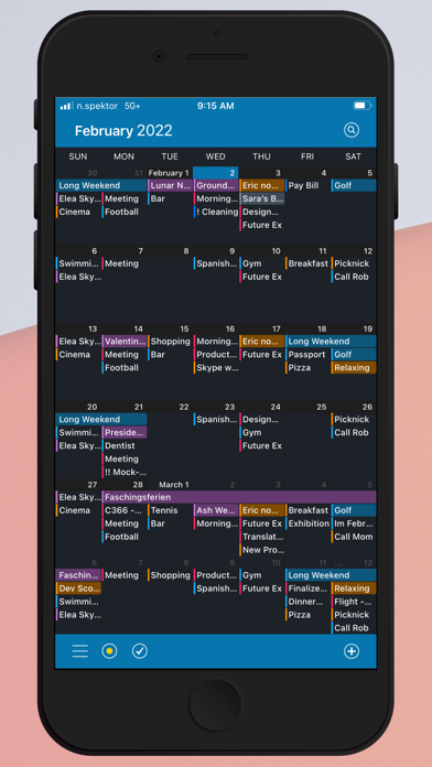 Calendar 366: Events & Tasks Screenshot