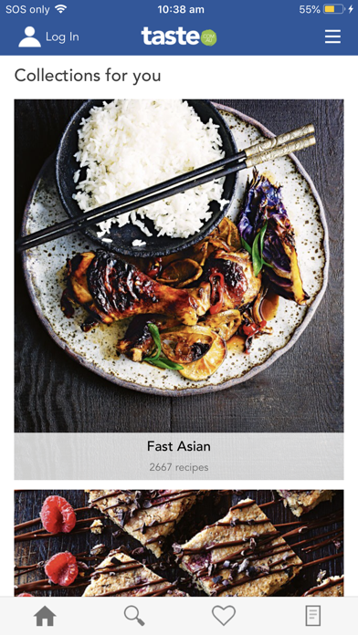 taste.com.au recipes Screenshot