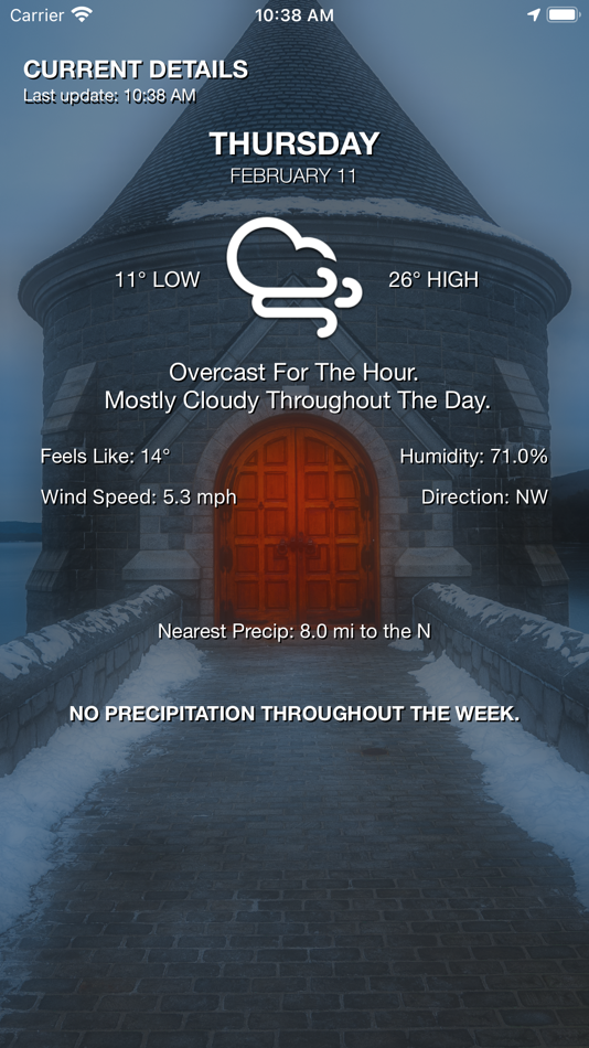 #3. Tempus : A Simple Weather App (iOS) 由: Jay CANALE