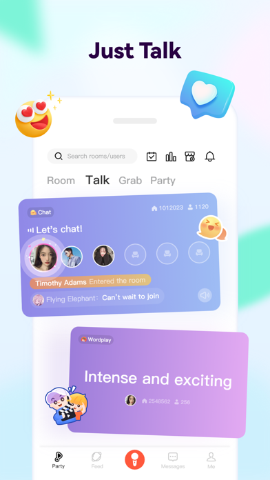 全民Party - 遊戲、唱歌、聊天，語音交友 screenshot 3