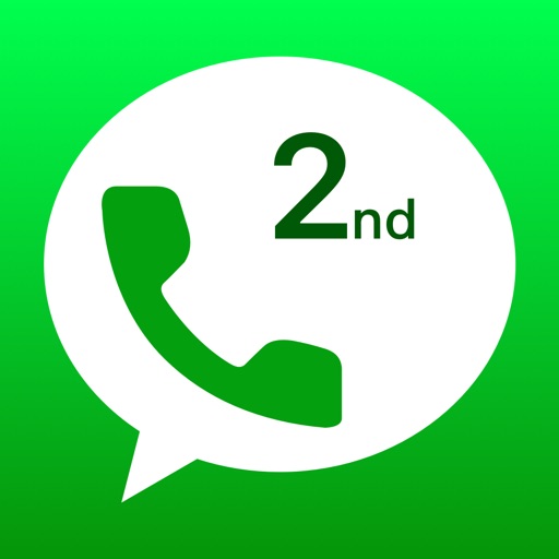 Second Phone Number -Texts App Icon