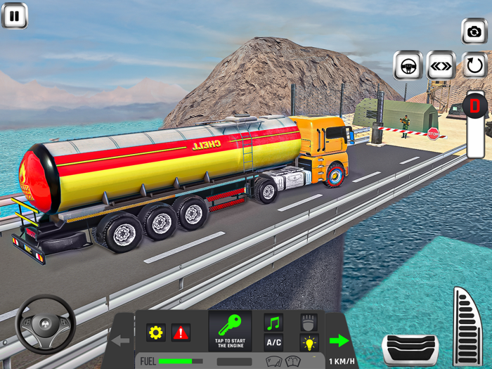 American truck simulation Game