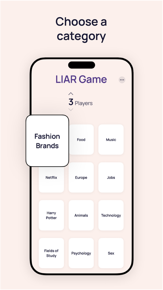 #1. LIAR Game (iOS) 由: Giacomo Hendel