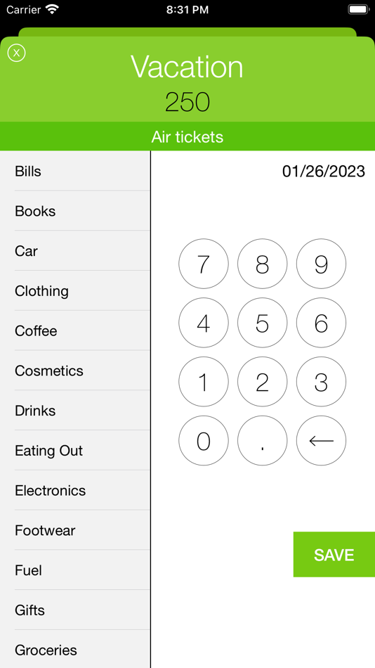 #2. Pico Spend - Expense Tracker (iOS) 由: Dejan Petrovski
