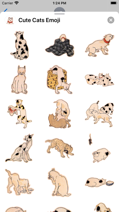 Screenshot #3 pour Cute Cats Emoji