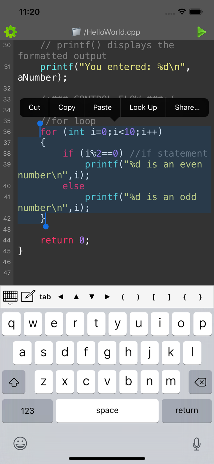 C/C++ Programming Compiler screenshot 3