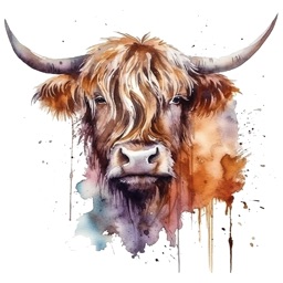 Highland Cows Stickers