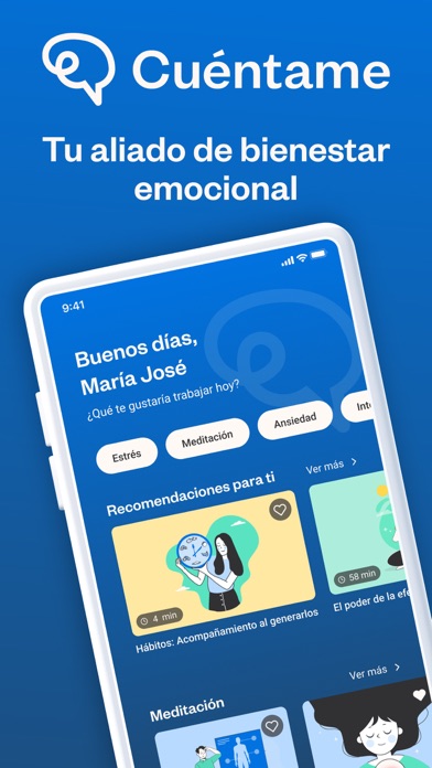 Cuéntame: Bienestar emocional Screenshot