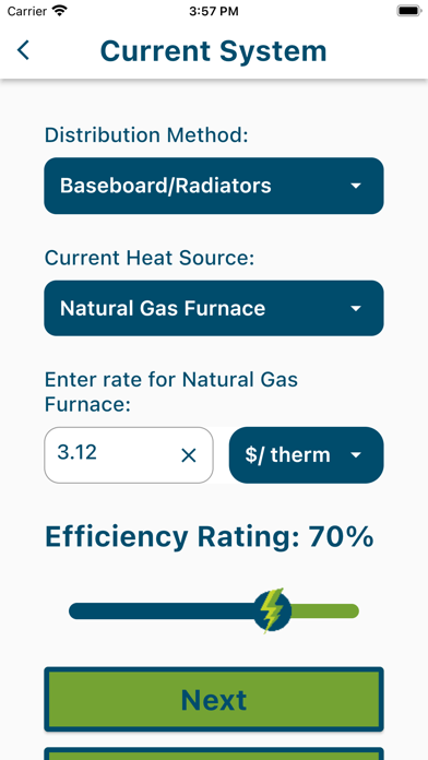 Electro HVAC Calculator Screenshot