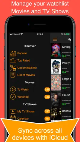Game screenshot My Movies & TV Shows Watchlist apk