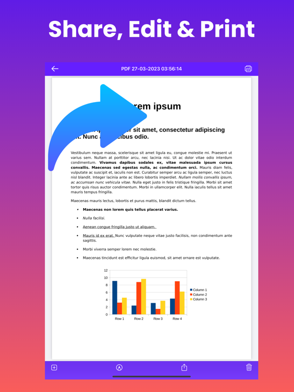 Photos To PDF Converter: JPEG iPad screenshot 5 - Productivity app