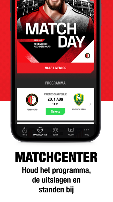 Feyenoord App Screenshot