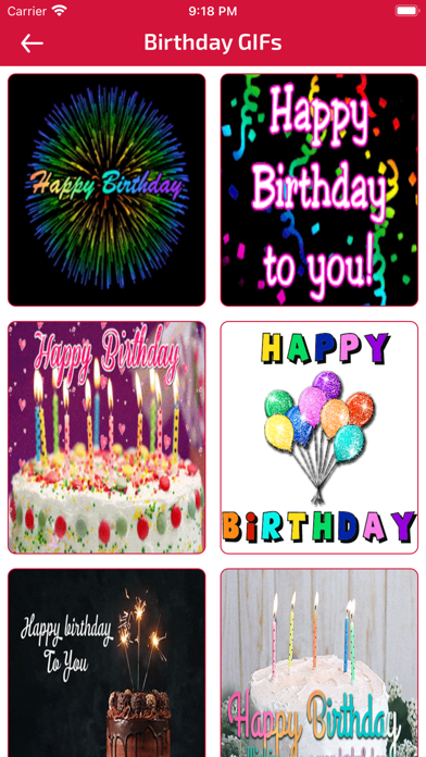 Birthday Wishes & Cards Screenshot
