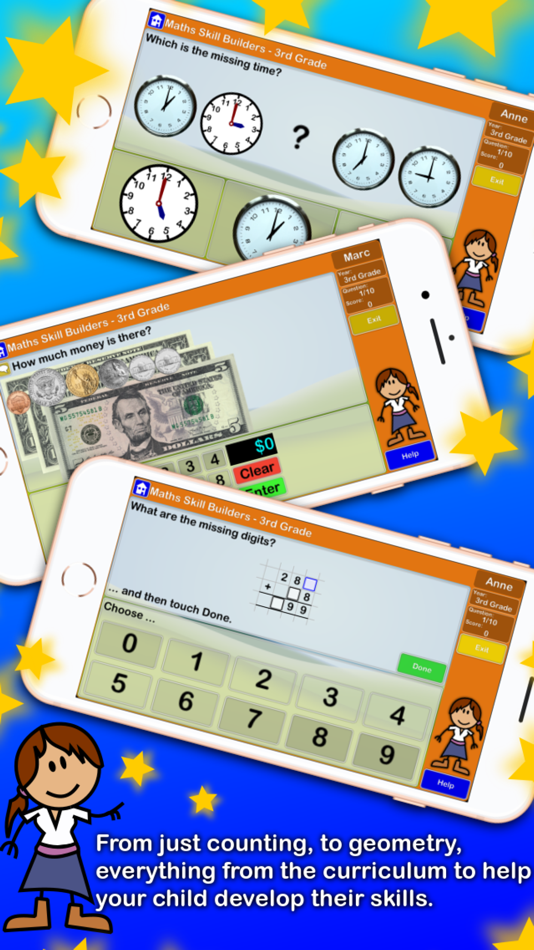 #2. Maths, 3rd Grade (US) (iOS) 由: Hyperion Games (UK) LTD