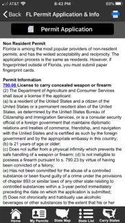 ccw – concealed carry 50 state iphone screenshot 4