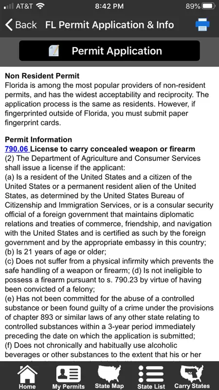 CCW – Concealed Carry 50 State screenshot 4 of 8