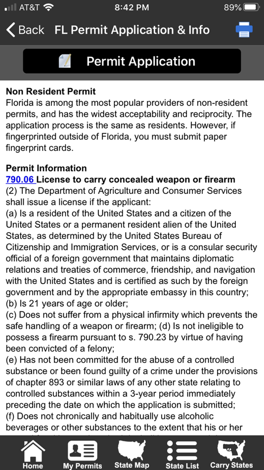 #4. CCW – Concealed Carry 50 State (iOS) Podle: Workman Consulting LLC