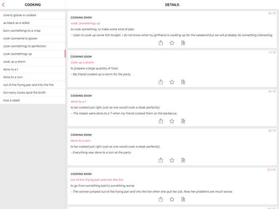 Screenshot #4 pour Food Animal idioms in English