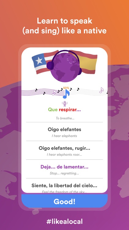Univoice: Language Music App