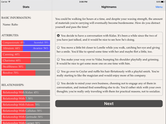 Foundation of Nightmares iPad app afbeelding 4