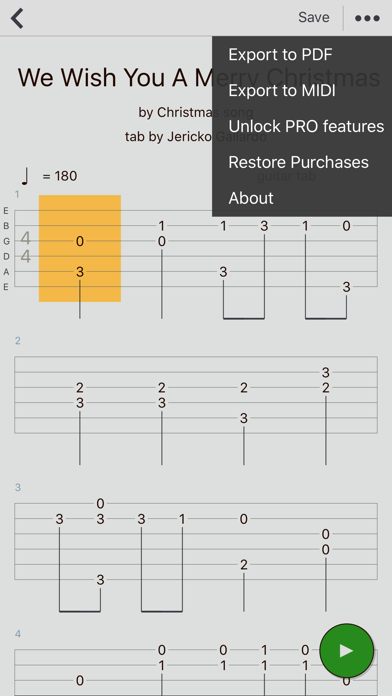 Screenshot #2 pour Guitar Tabs X : tablatures