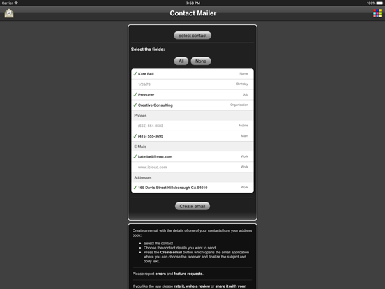 Screenshot #4 for Contact Mailer