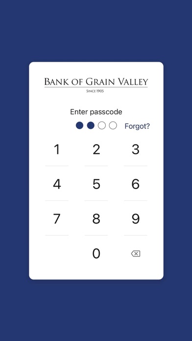 BGV Banking Screenshot