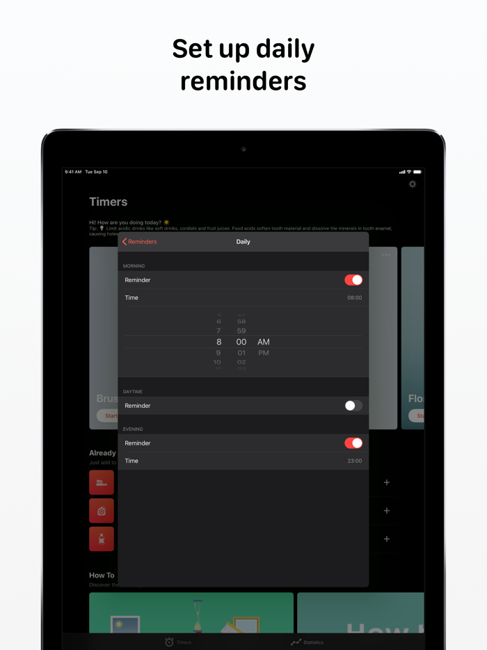 Tooth Brush Timer and Oral Care