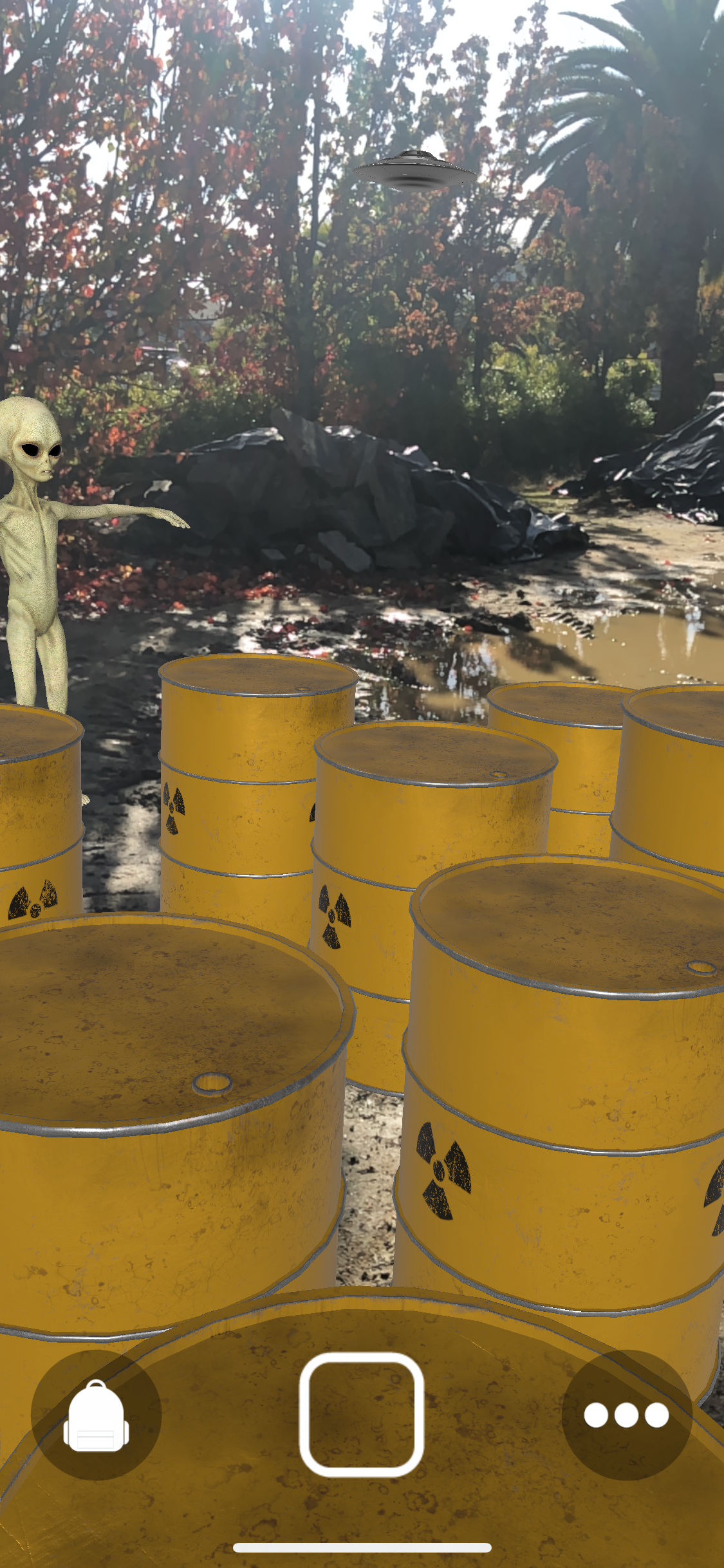 Augmented Reality UFO Stickers screenshot 6