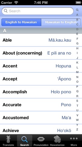 Hawaiian Words Dictionaryのおすすめ画像2