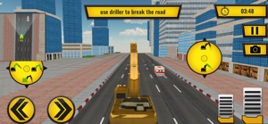 Excavator Game: Build Roads screenshot #1 for iPhone