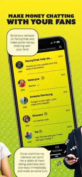 Game screenshot PennyChat apk