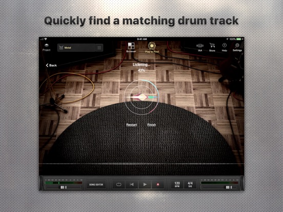 X Drummer: Songwriting Tool iPad app afbeelding 1