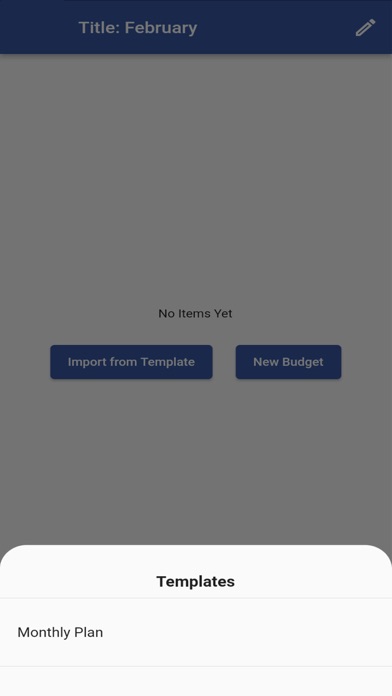 The Budgeter Screenshot