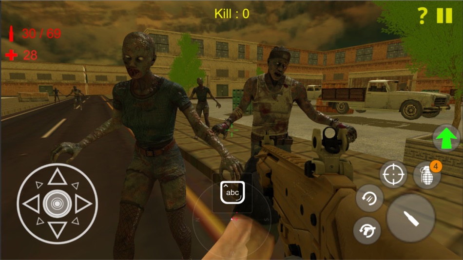 #4. City Zombies Shooting (iOS) By: thien tran vu
