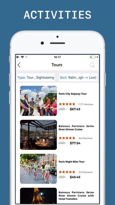 Paris Travel Guide Offline Screenshot