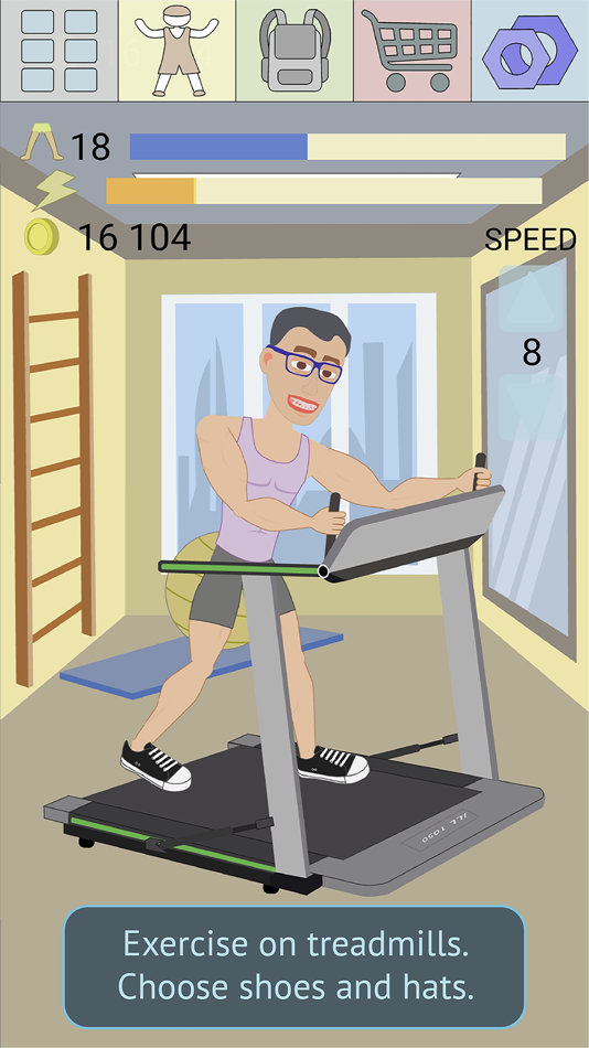 #4. Muscle Clicker 2: RPG Gym Game (iOS) Podle: Aleh Belko