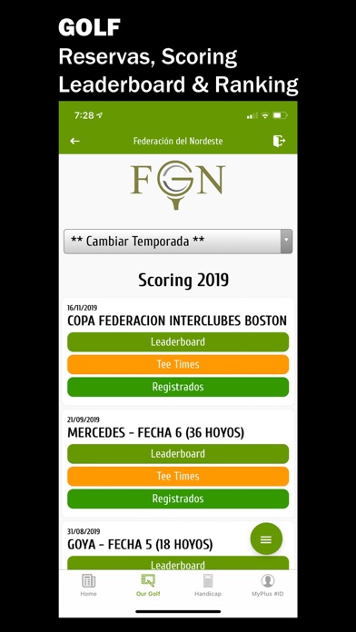 FGNEA Golf Nordeste Argentino screenshot 3