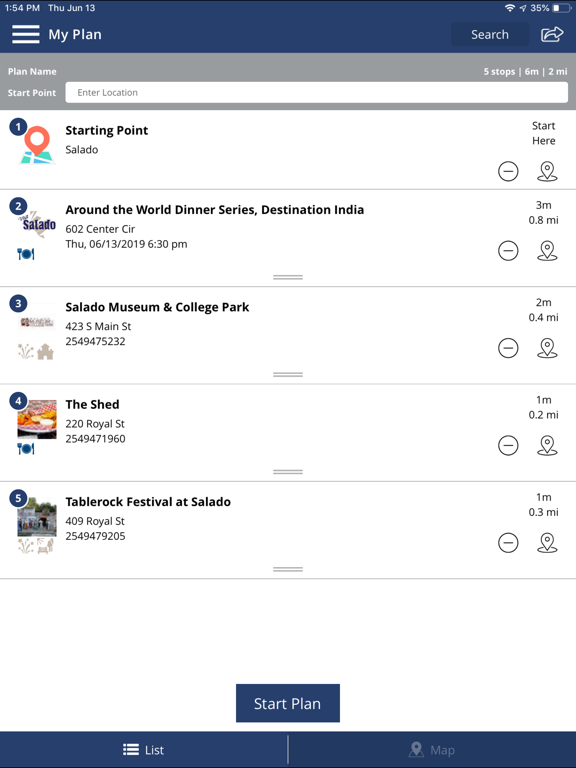 Visit Salado Texas! iPad screenshot 8 - Travel app