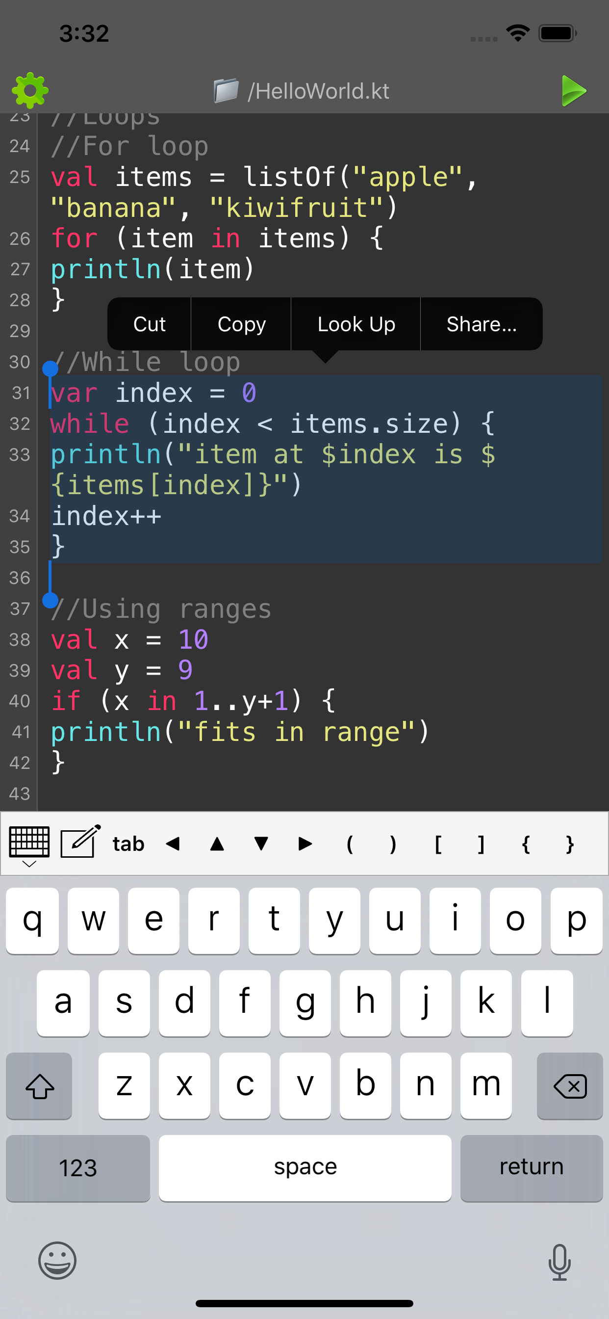 Kotlin Programming Compiler screenshot 3